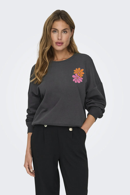 ONLY™ - Pullover dunkelgrau